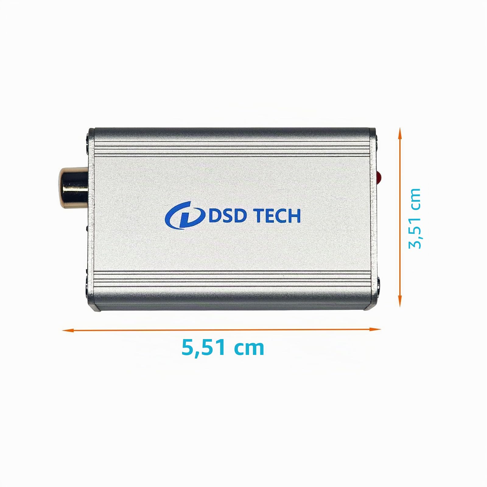 DSD TECH SH-AU01A Adaptador de Audio óptico coaxial USB a TOSLINK