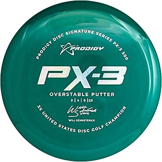 Prodigy Discs Limited Edition 2022 Signature Series Will Schusterick 500 Series PX3 Putter Golf Disc [Colors May Vary]