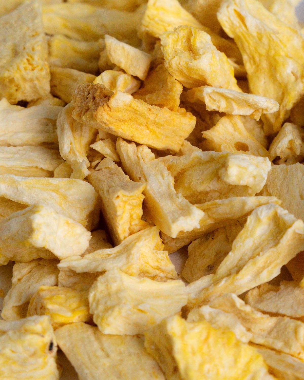 1 kg Gefriergetrocknete Ananasstücke | Ananas | Trockenfrüchte | Fruchtstücke | Buxtrade