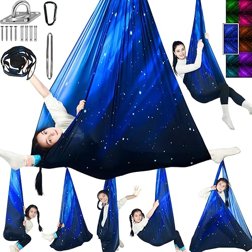 Columpio sensorial para niños con capacidad para hasta 300 libras de terapia en interiores y exteriores, con ganchos para hamaca, kit de colgador