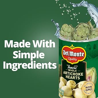 Del Monte Whole Artichoke Hearts 14 oz. Can, 12 Pack