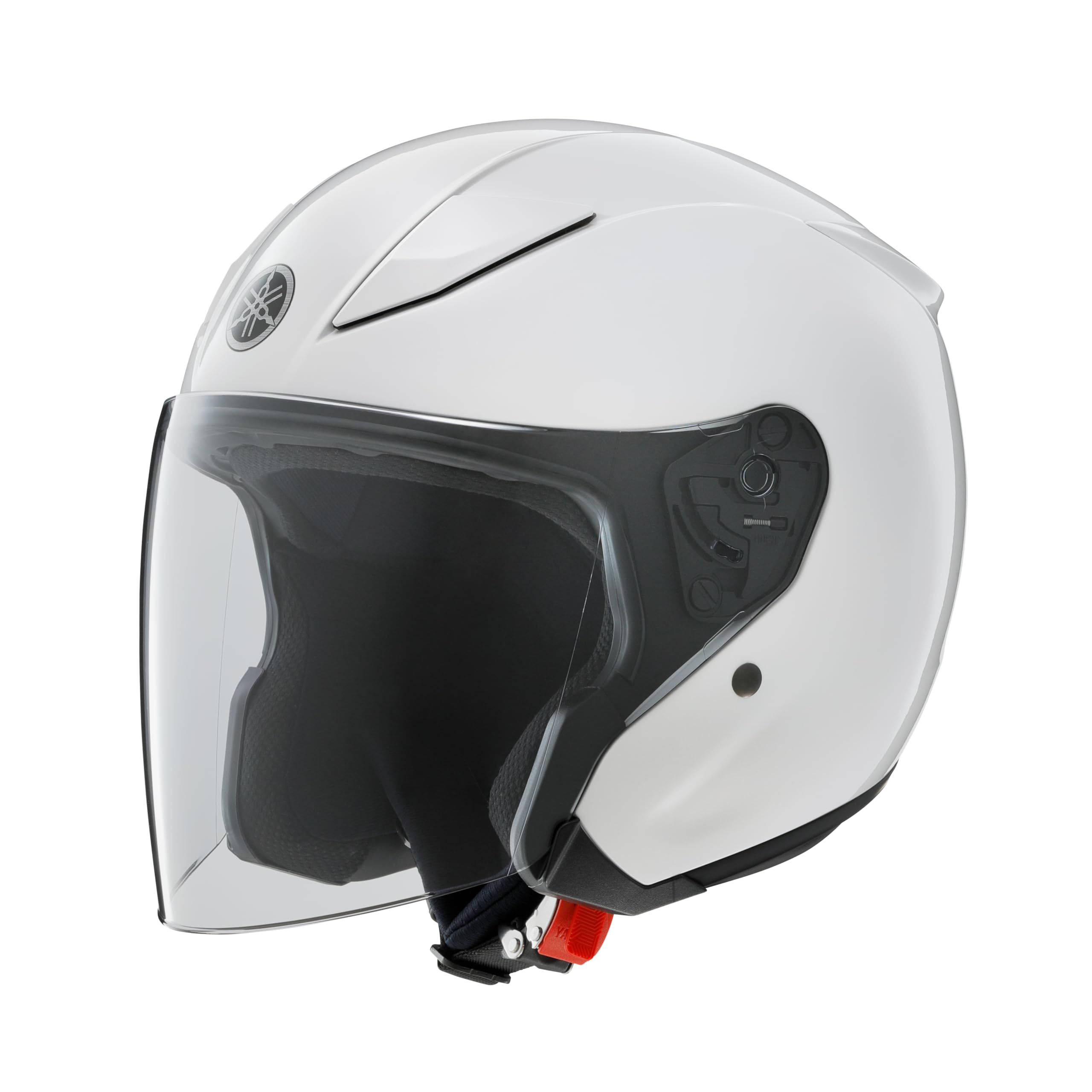 ヤマハ発動機(Yamaha) 音叉マーク YJ-V TF XLサイズ 頭囲：60cm～61cm 大きいサイズ ホワイト 90791-2376X バイクヘルメット オープンジェット ZENITH YJ-20 JIS規格 ラチェット式バックル 耳ゆったりスペース メガネスリット ジャパンフィット 軽量 コンパクト ポリカーボネート UVカット 通勤 通学 街乗り ツーリング 洗える内装