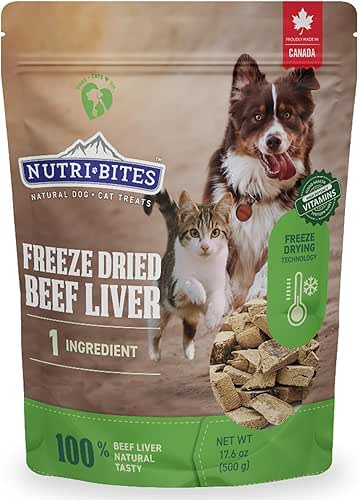 Nutri Bites Freeze Dried Beef Liver Dog & Cat Treats