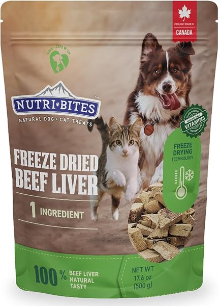 Nutri Bites Freeze Dried Beef Liver Dog Treats