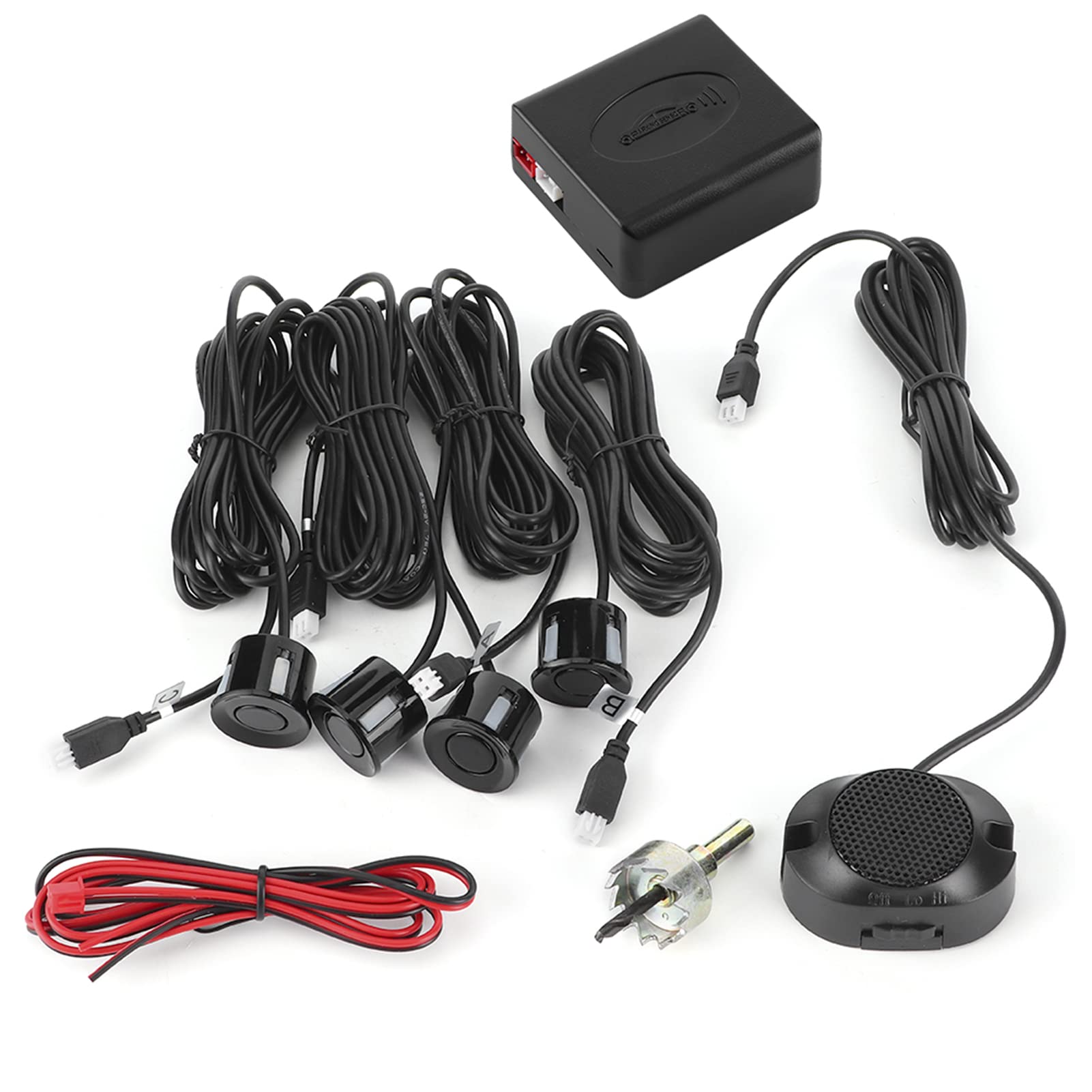 del Sensore di Parcheggio di Retromarcia per Auto, Kit di Aiuto per L'assistenza Alla Retromarcia del di Backup del Sensore di Parcheggio Dell'auto con Allarme