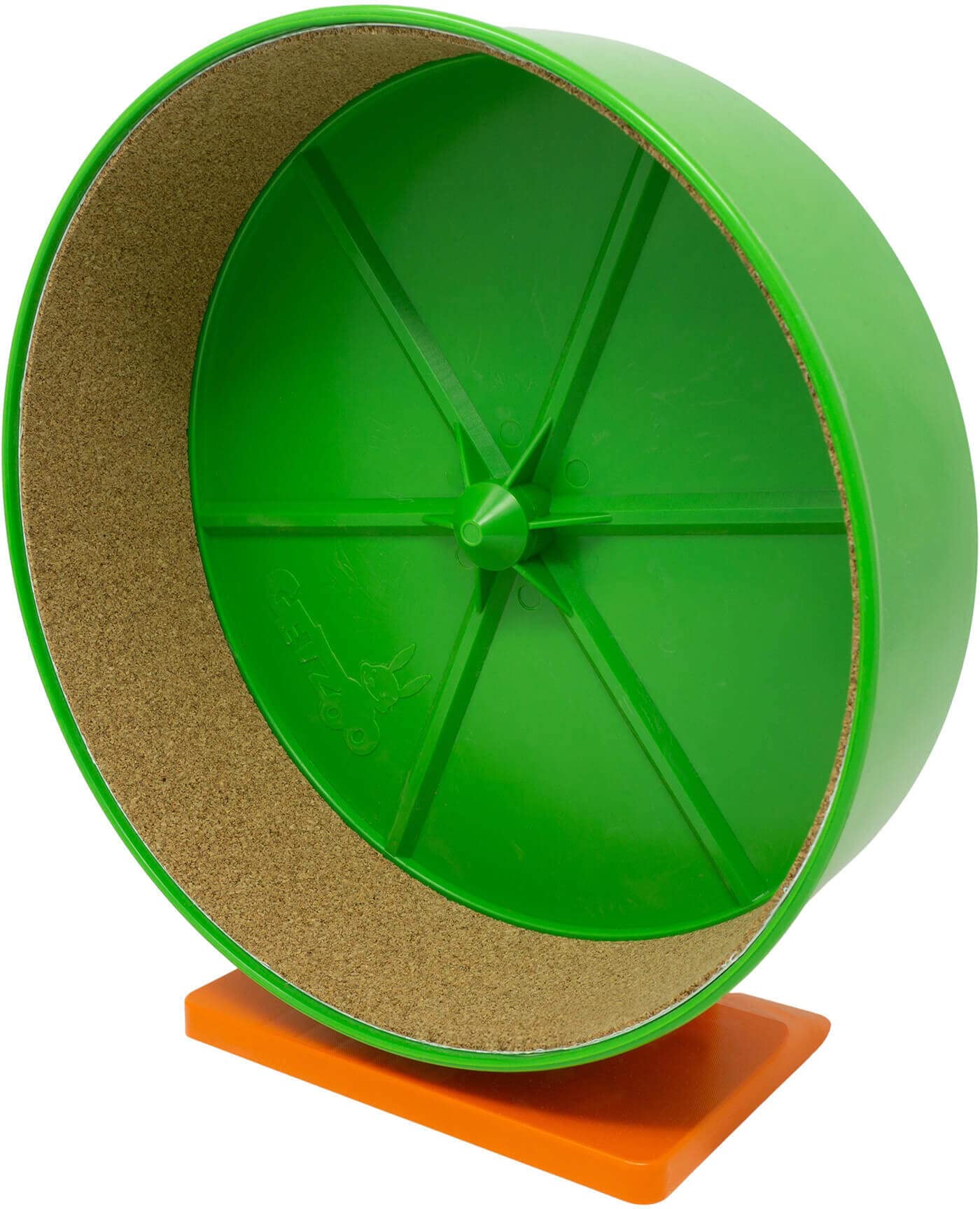 GetzooDiameter 27 cm Plastic Wheel (Diameter 25.4 cm Inside) with Cork Insert, PRk277, Forest Green