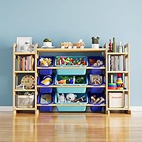 Vista 9 de SpaceAid Organizador Grande de Almacenamiento de Juguetes 9 Estantes 9 Contenedores, Organizadores de Juguetes Estantería de Almacenamiento, Estante