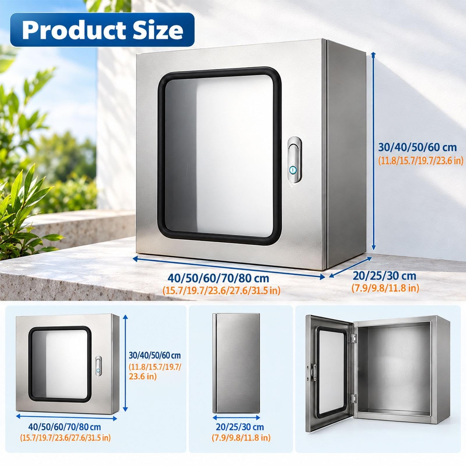 Armoire De Distribution En Acier Inoxydable Boîte De Distribution D'énergie