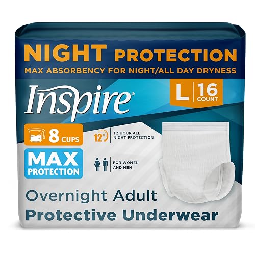 Inspire Adult Diapers Women or Men - MAX Absorbency |