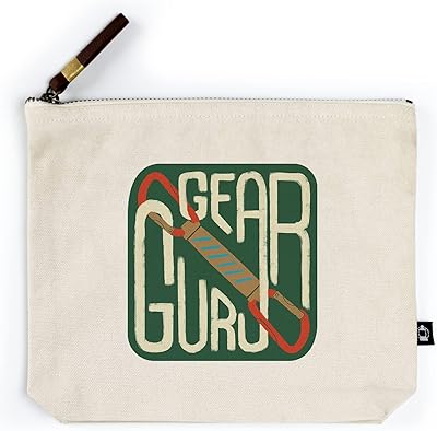 Lantern Press Climbing, Gear Guru, Contour (100% Cotton Canvas Travel Accessory Go Bag)