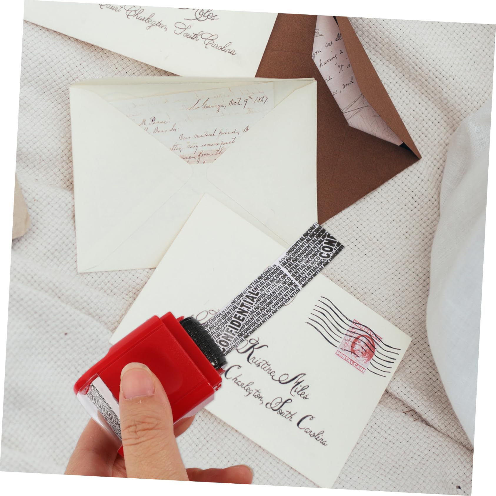 SHINEOFI 4stücke Kompakter Datenschutz-rollenstempel Multifunktionaler Stempel Für Haushalte Einfache Handhabung Zum Schutz Sensibler Daten Für Adressen Und Persönliche Informationen