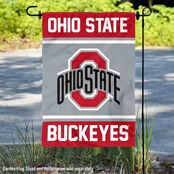 College Flags & Banners Co. Ohio State Buckeyes Garden Flag
