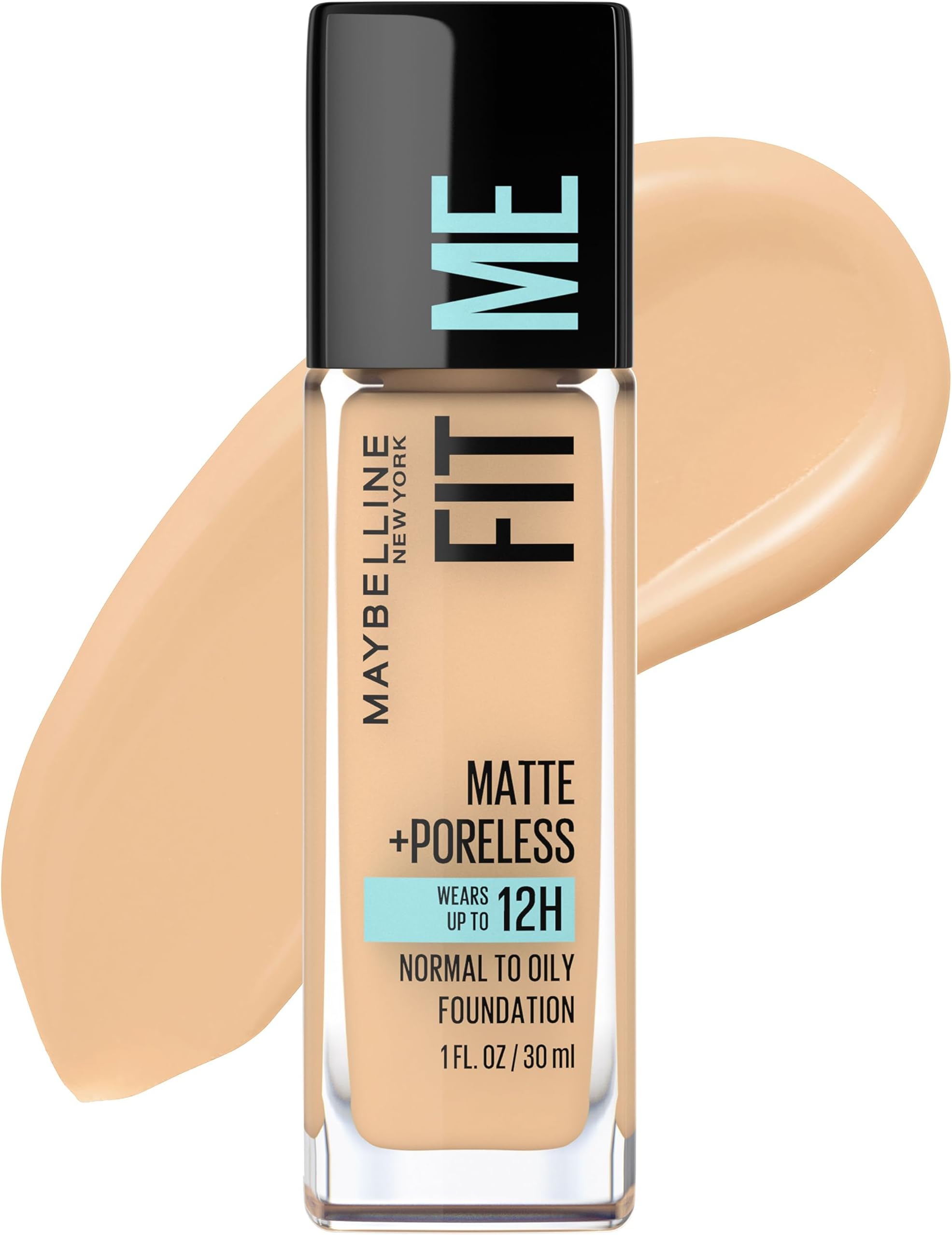 Maybelline Fit Me! Matte + Poreless Foundation - Warm Nude 128 (Parallel Import)