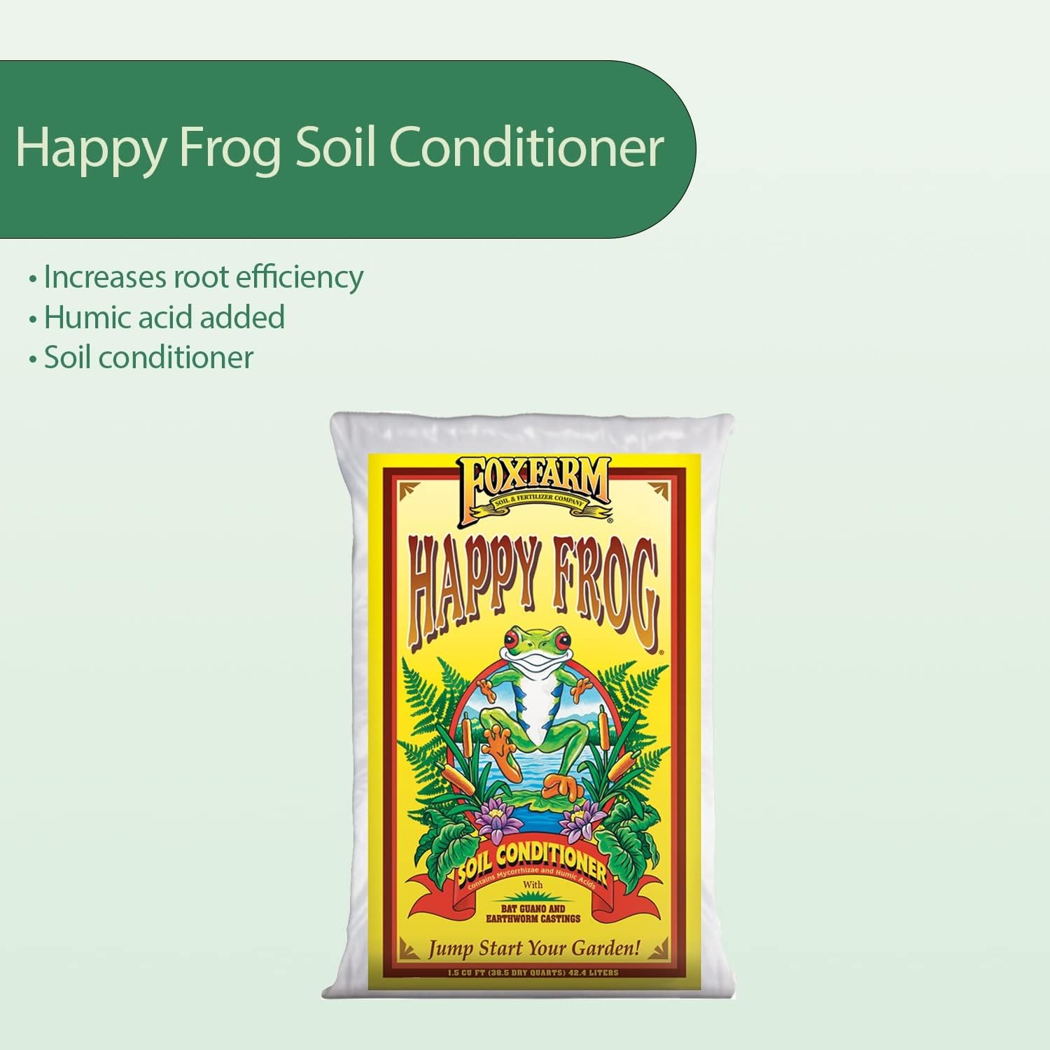 FoxFarm Happy Frog® Soil Conditioner, 1.5 cu ft : Patio, Lawn & Garden