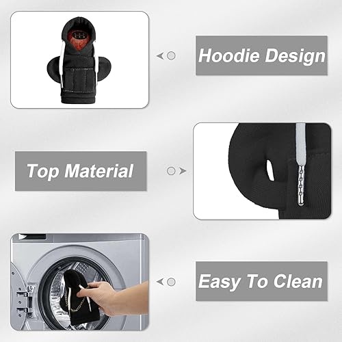 Miniatura 6 de Funda con Capucha para Pomo de Palanca de Cambios de Coche, Funda para Pomos de Palanca de Cambios, Funda para Palanca de Cambios de Coche, Lindo