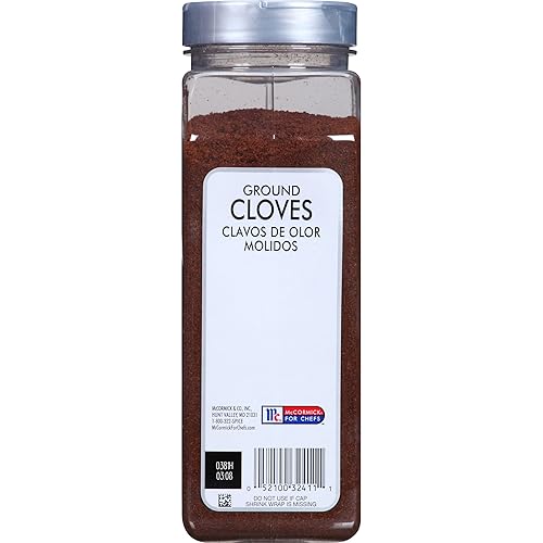 Miniatura 2 de McCormick Culinary Clavo molido, 16 onzas, un recipiente de 16 onzas de polvo de clavo molido para sabor dulce y picante, uso en pasteles, galletas,