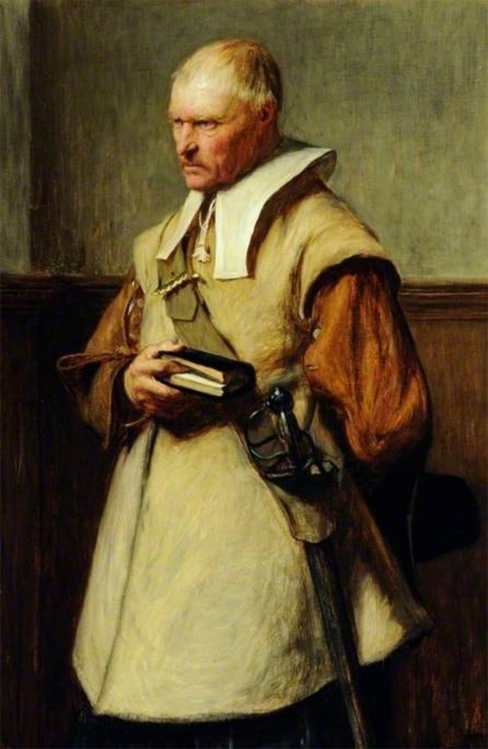 SERENDIPITP Vintage Wall Art Canvas Nordic Poster Canvas Print Picture the Puritan by John Pettie Wall Art Poster for Home Decor 60x90cm