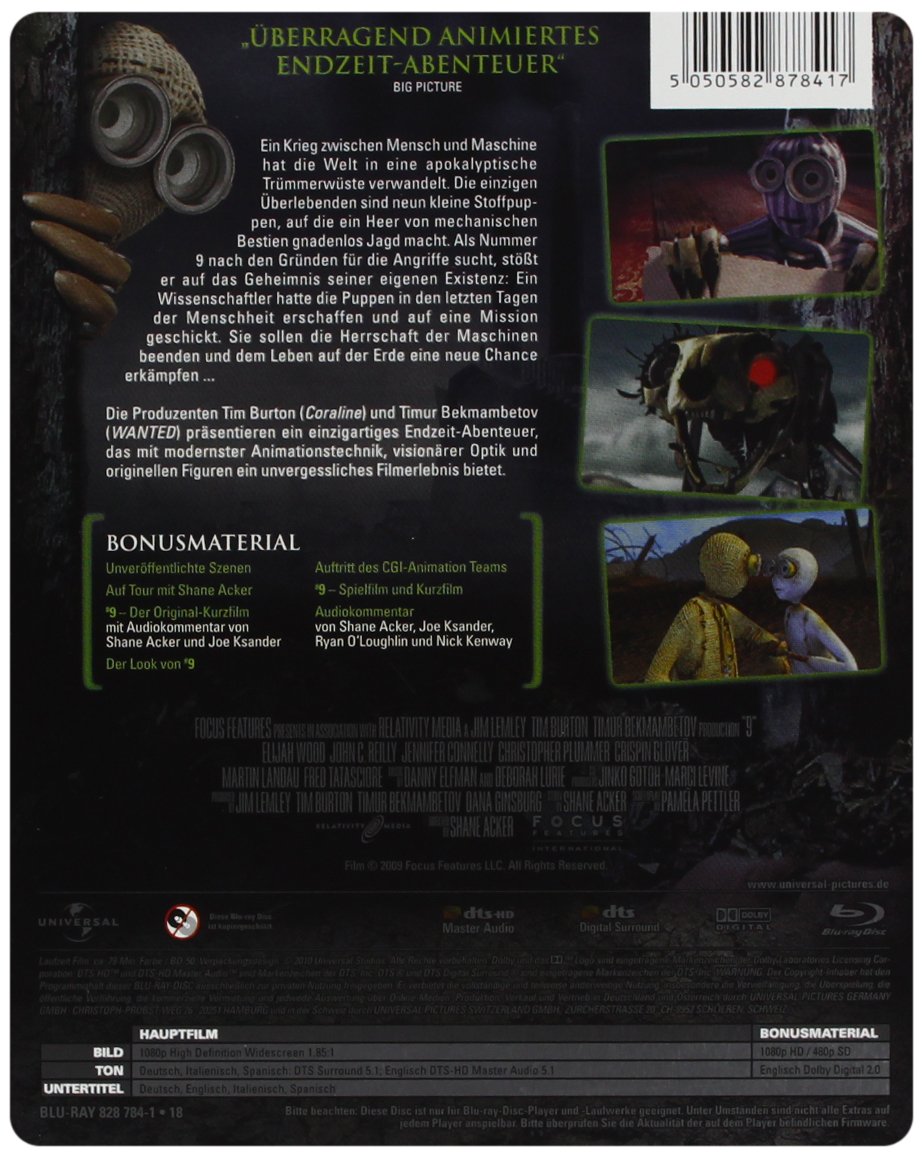 # 9 - Steelbook [Alemania] [Blu-ray]