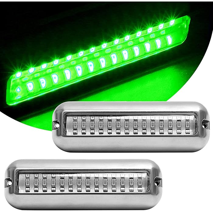 Buy HUSUKU Mid 42LED 1500LM Marine Led Lights for Boat Underwater(Green