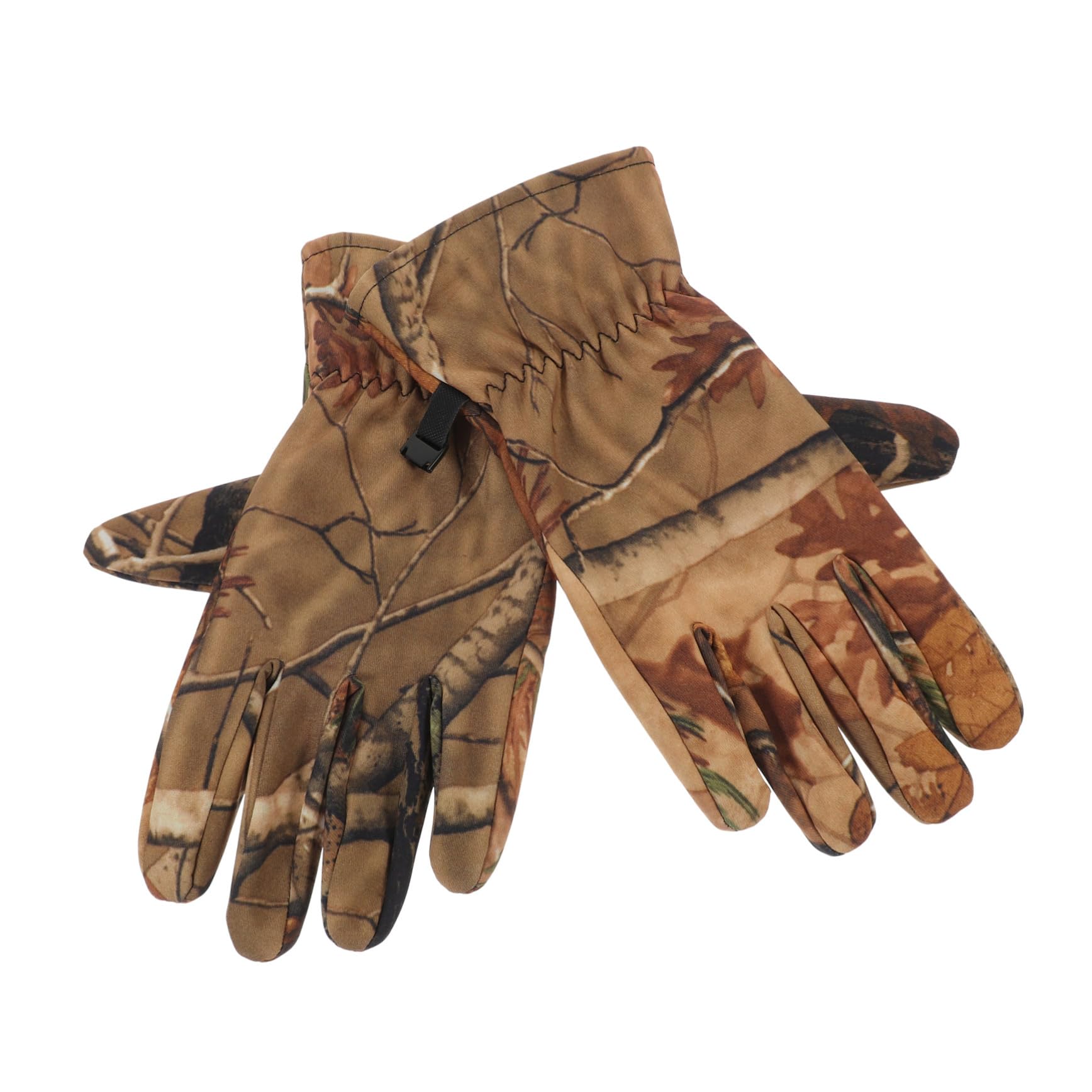 Didiseaon Guanti da Caccia Camouflage con Fodera in Pile Termico Guanti Outdoor Full Finger per Caccia Pesca e Attività Invernali XL Camouflage Jungle