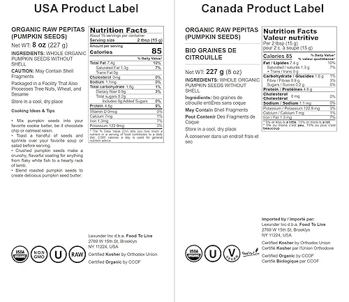 Miniatura 3 de Semillas de pepitascalabaza orgánicas y convencionales por Food to Live