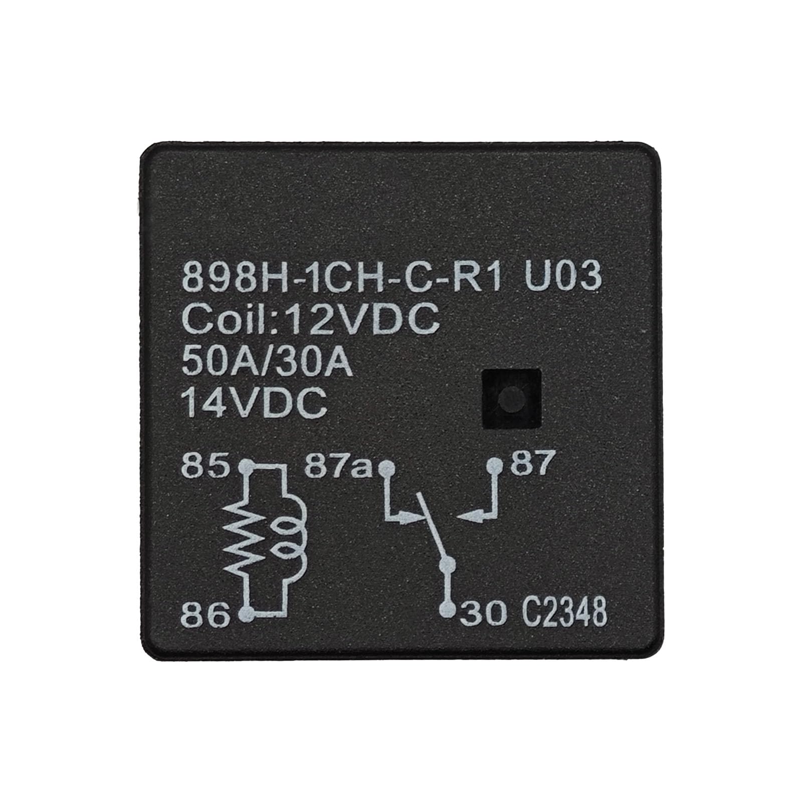 896H-1CH-C-R1-U03 12VDC 50A Relais - 5-Pin SPDT Kfz-Leistungsrelais