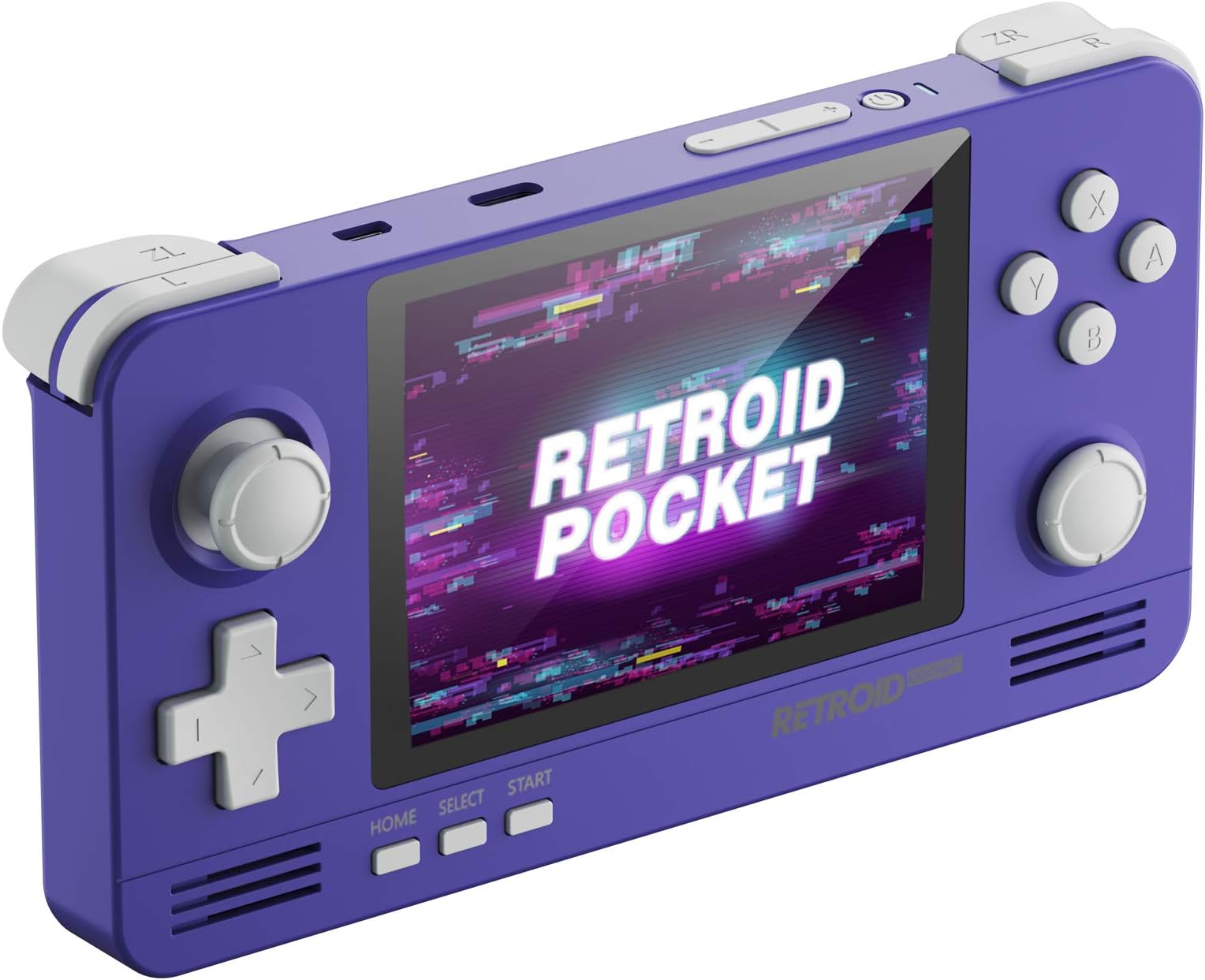 Retroid Pocket 2 Android Handheld Game Console, Dual Boot for Android and retro game console Multiple Emulators Console Handheld 3.5 Inch Display 4000mAh Battery Retro Gaming System (Indigo)