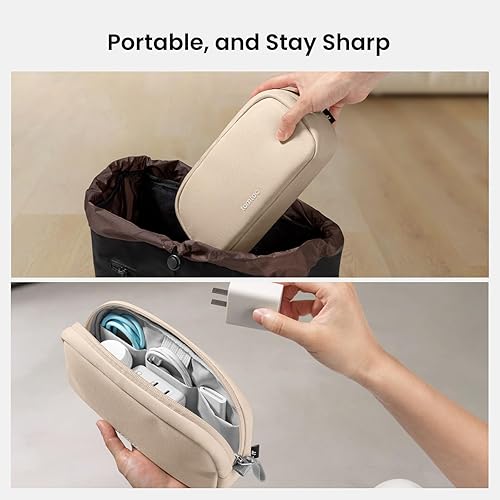 Miniatura 10 de tomtoc Organizador de Electrónicos Estuche de Viaje, Bolsa de Viaje Resistente al Agua Organizador de Cables para Artículos Esenciales, Bolsa