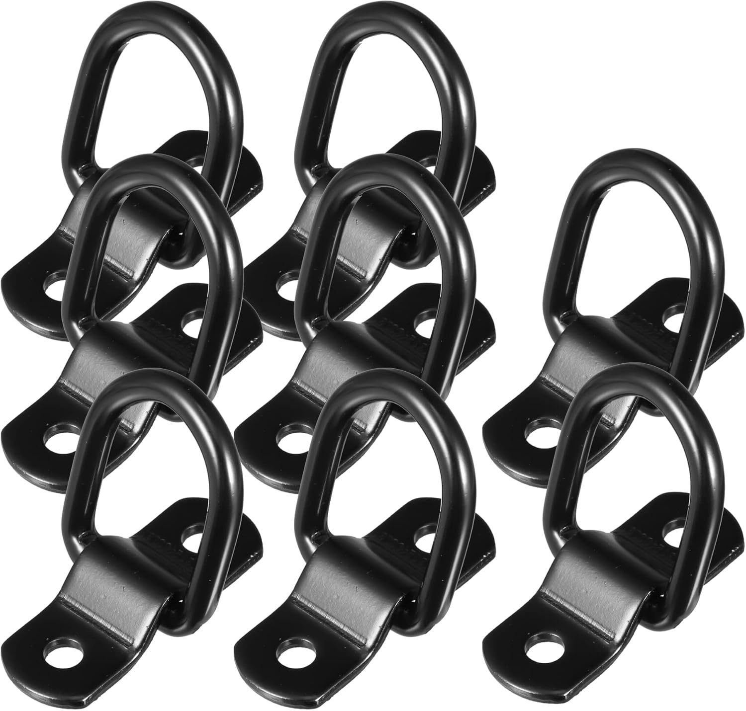 X AUTOHAUX 8pcs D Ring Tie Down Anchor 1/4" Diameter D