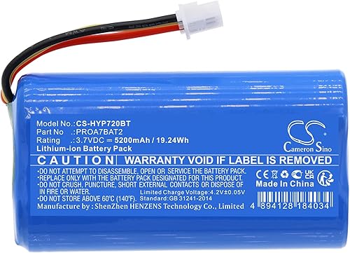 Miniatura 3 de Batería de repuesto para Honeywell Home PROA7, PROA7PLUS, Resideo PROA7C, Resideo PROA7PLUSC PN Honeywell PROA7BAT2 5200mAh  19.24Wh