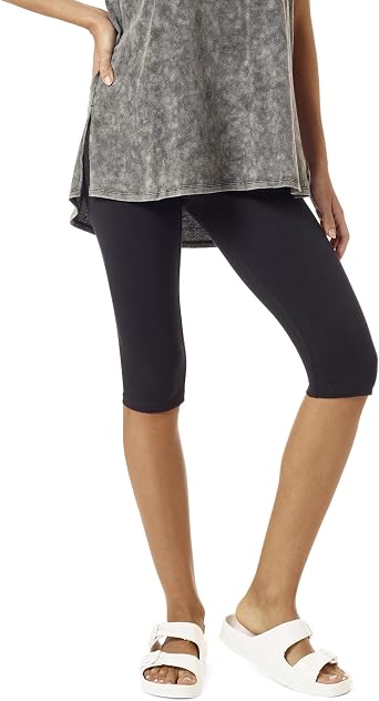 HUE Women's Knee Length Cotton Capri at 