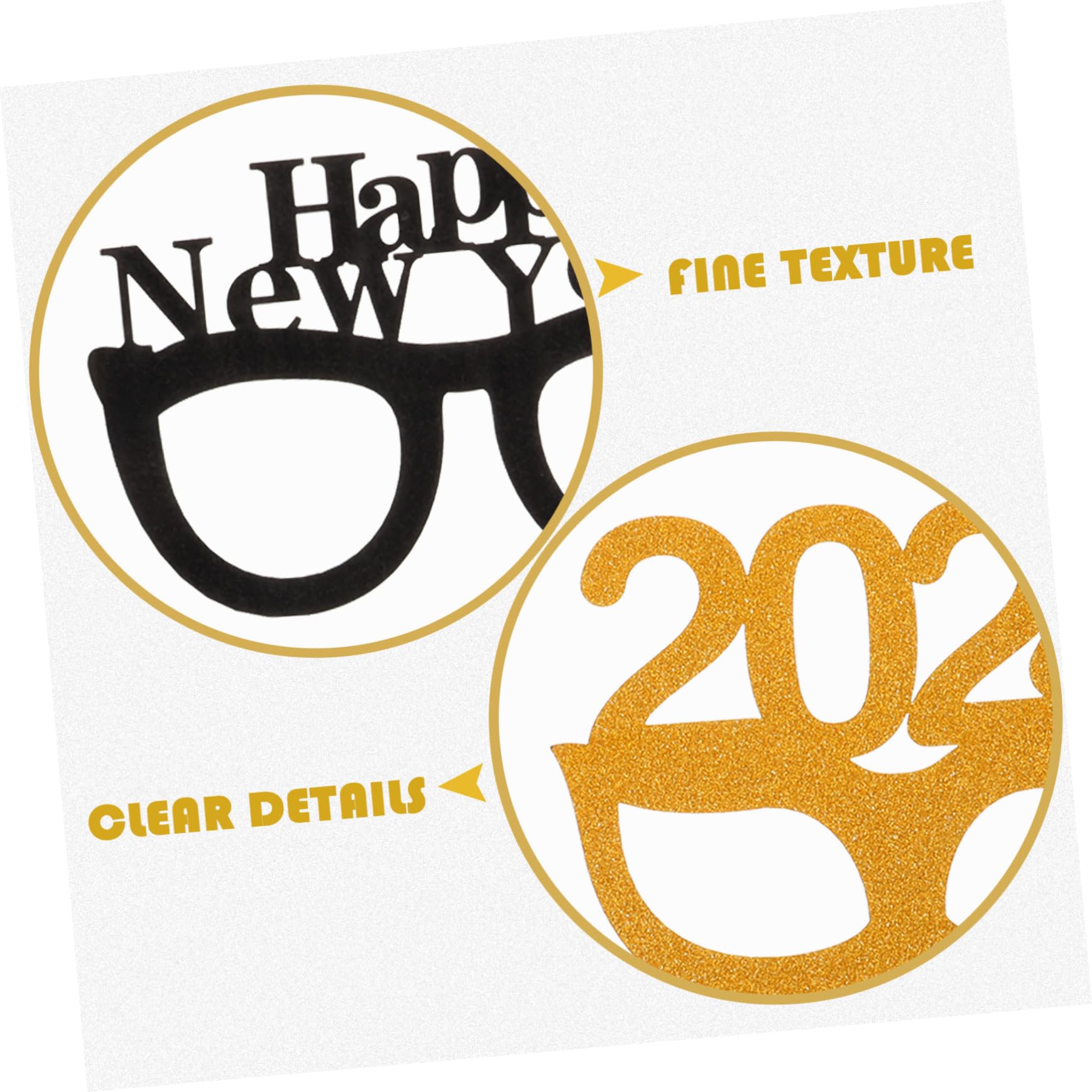 120 Piezas Accesorios De Fotografía De Fiesta Decoración 2024 Gafas De Marco De Gafas De Fiesta Accesorios De Favores De Fiesta De Víspera De Accesorios De Ciieeo