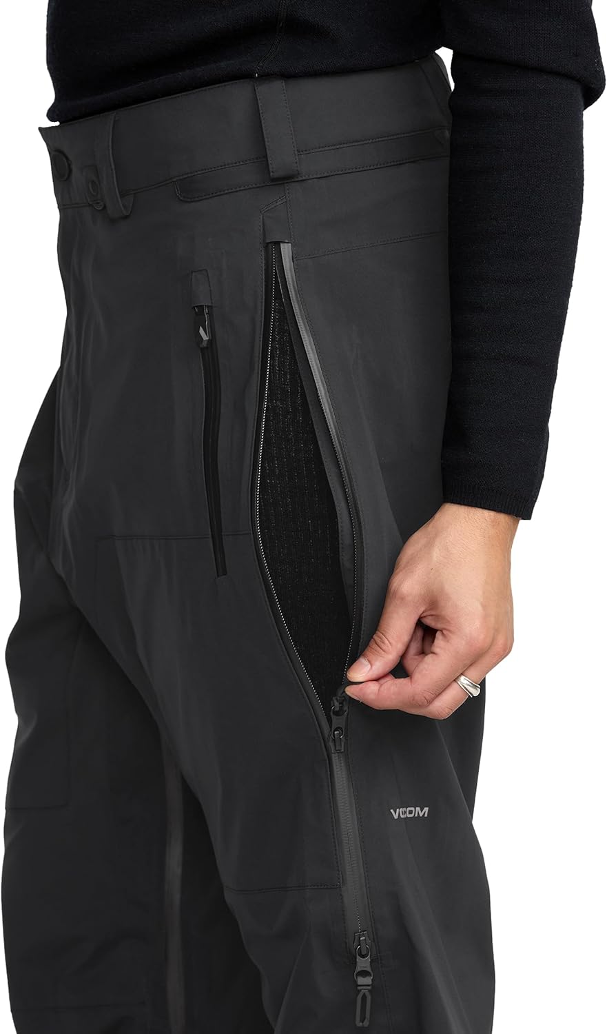 Volcom mens Guch Stretch Gore-tex 3l Snowboard Pant– 30k Waterproof, Recco®, Zip Tech®