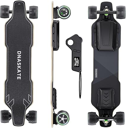 V4 Electric Skateboard with Remote, 28 Mph Top Speed,22 Miles Range,1000W Hub-Motor, Longboard Skateboard for Adults &Teens