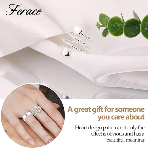 Miniatura 9 de Feraco Pulsera de terapia magnética de cobre para hombres con 5 imanes de fuerza, 99.99% de cobre puro con 5000 imanes Gauss