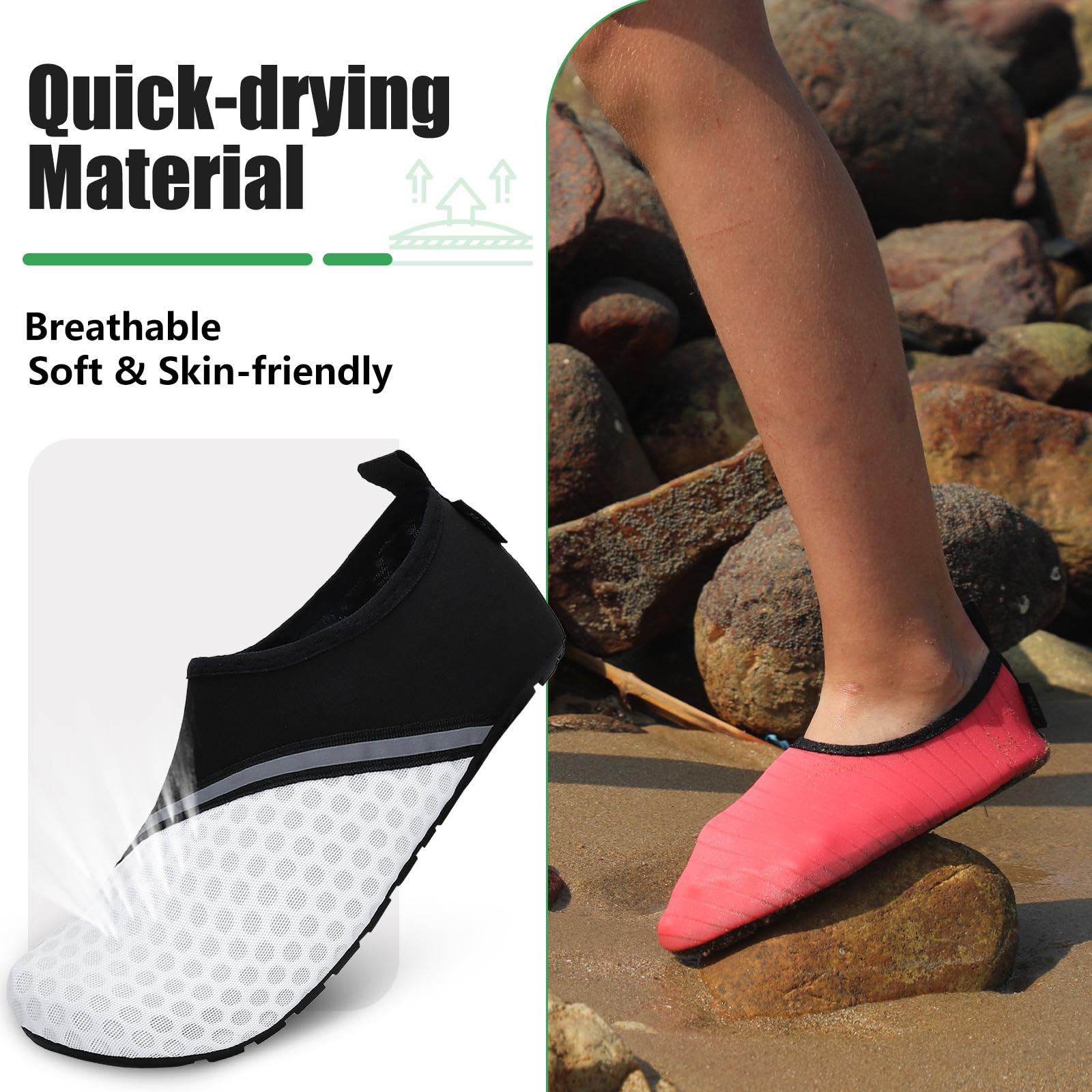 SAGUARO Scarpette da Scoglio Scarpe da Sport Acquatici, Unisex