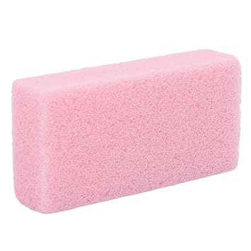 Foot Pumice Stone, Professional Exfoliating Rock, Foot Scrubber Care Tool, Hard Skin Callus Remover for Feet and Hands Body Care, Square Pink Hard Dead Skin Remove Scrubber for Nail