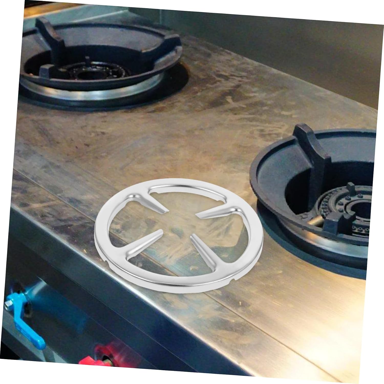 Zerodeko Wok Ring for Gas Stove Iron Wok Stand Gas Stove Bracket Heat Resistant Easy to Install
