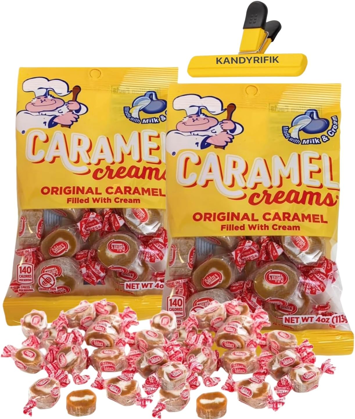 (GOETZES) ORIGINAL CANDY Original Caramel Creams Made