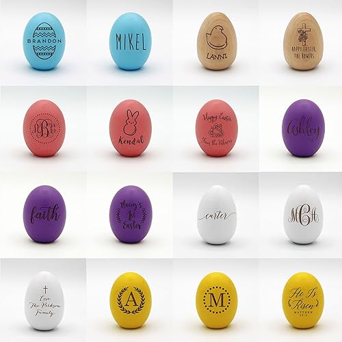 Miniatura 2 de Huevos de Pascua personalizados para cestas de Pascua para bebés, regalos de Pascua para bebés, regalos de Pascua para niños pequeños, huevos de