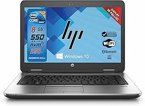 HP, Notebook Pc portatile, Intel i5, Ram 8 GB DDR4, SSD 256Gb, Display 14", Windows 10 Pro, Pacchetto Suite Office 2021, WiFi, Pronto All'uso (Ricondizionato)