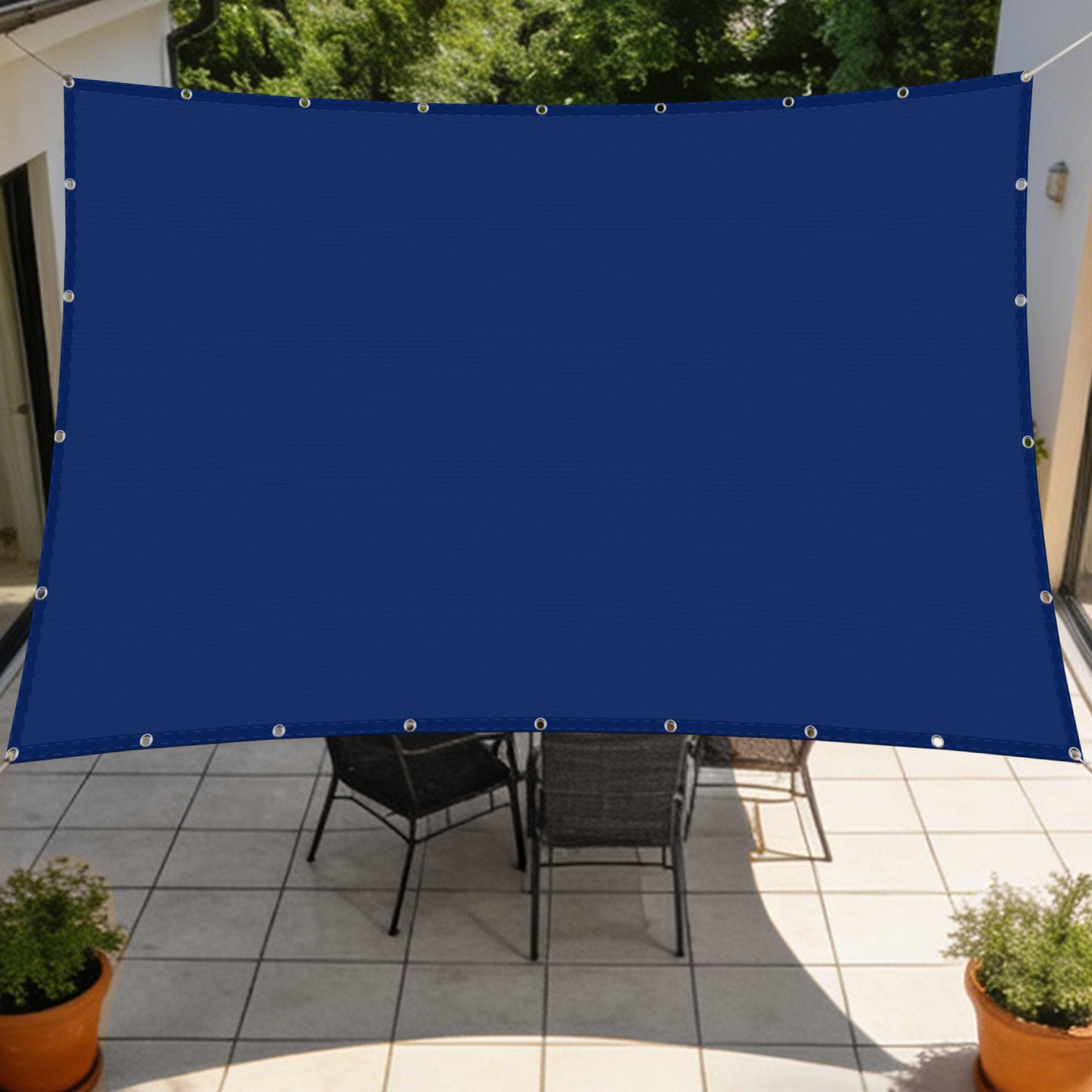 Toile ombrage imperméable auvent rectangulaire jardin balcon 1.8x3.6