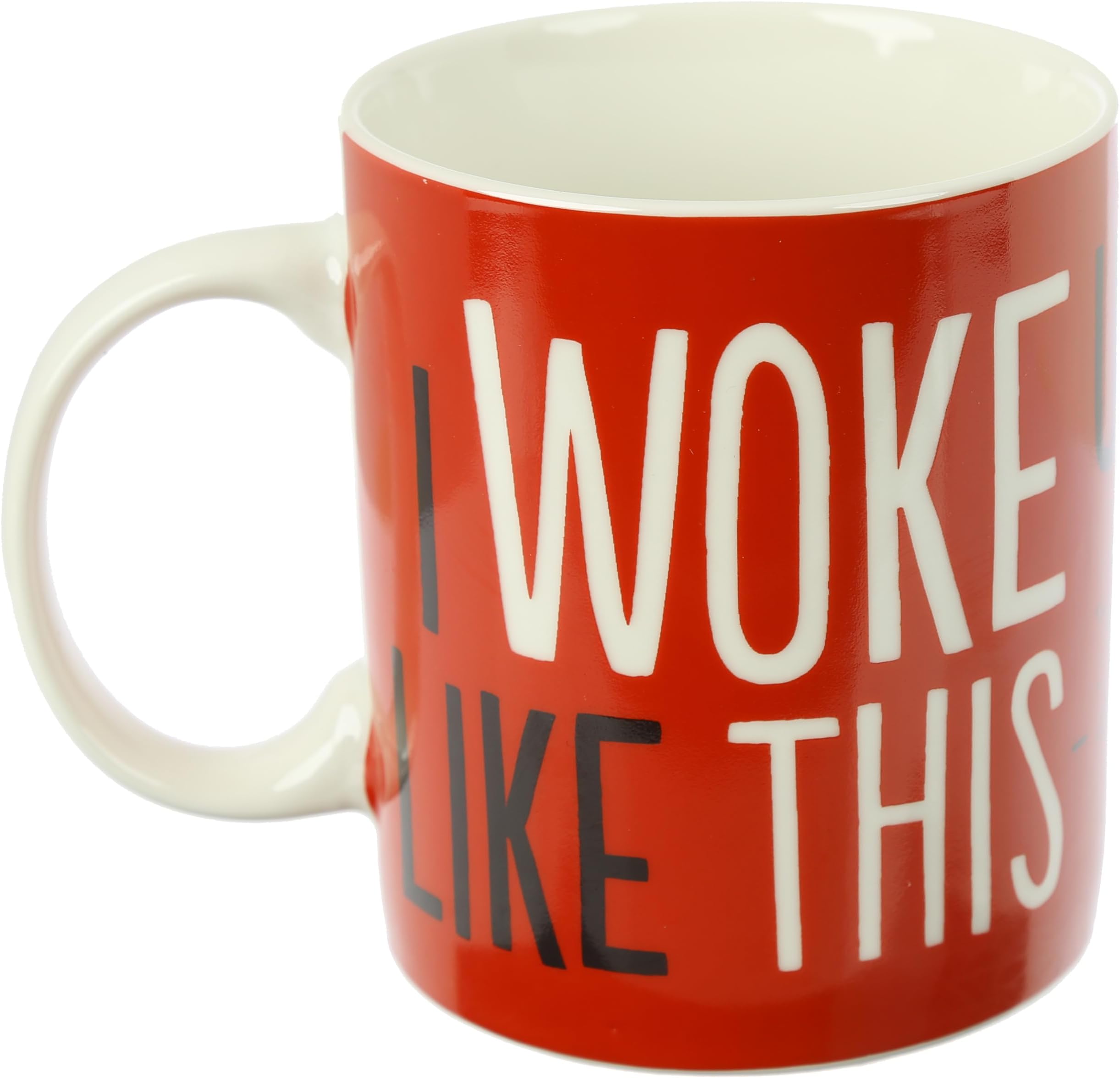 Puckator I Woke Up Like This  Porcelain Tea Coffee Mug
