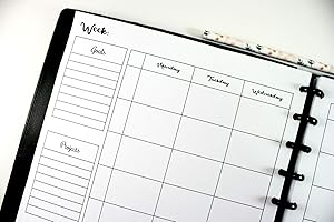 Happy Planner Teacher 2022-2023 Academic Year Weekly Lesson Planner Inserts