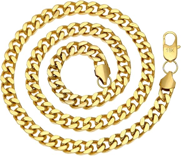 18k gold chain mens price Clearance