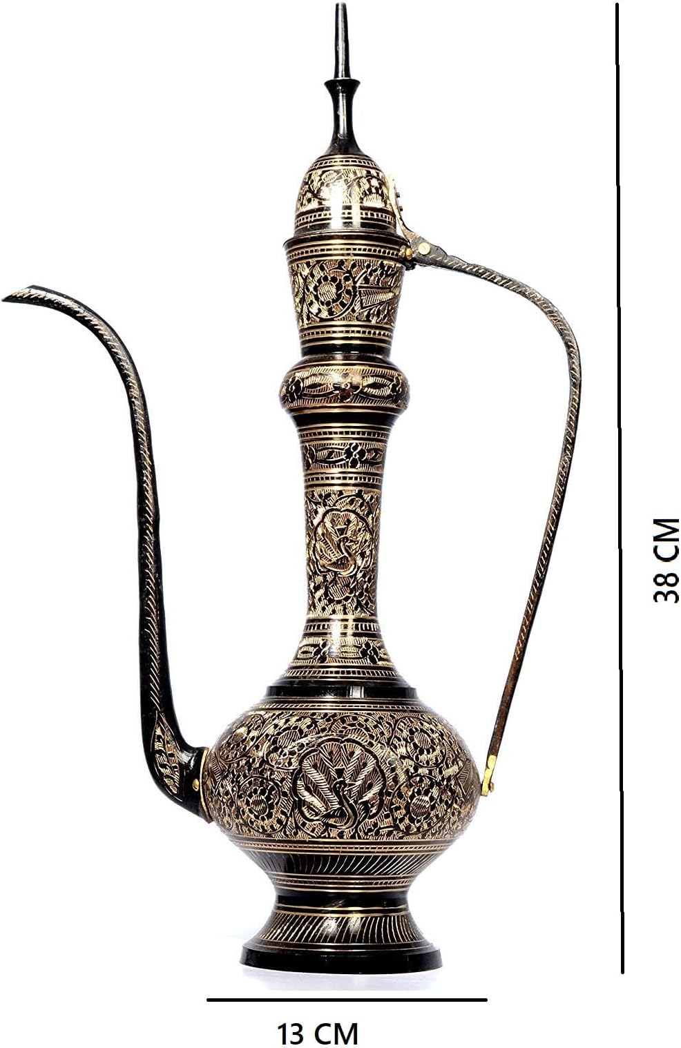 Skywalk Decorative Indian Handicraft Antique Brass Surahi Jug