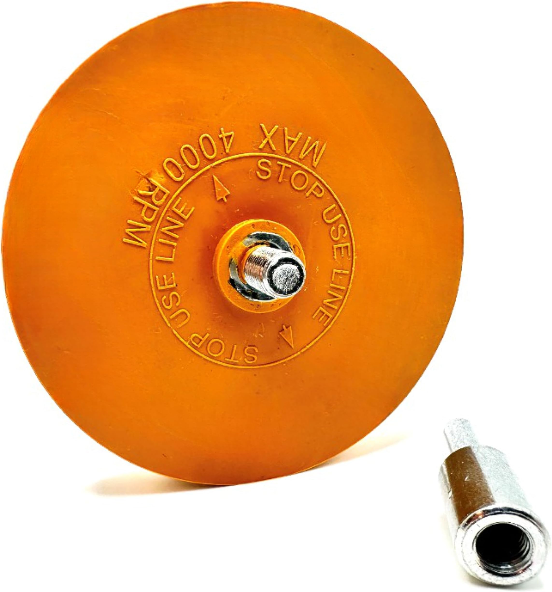 Decal Remover Eraser Wheel | Solid Rubber Eraser Wheel with Drill Adapter | Removes Graphics, Vinyl Decals, Stickers, Pinstripes, Car Emblems | Adhesive Remover