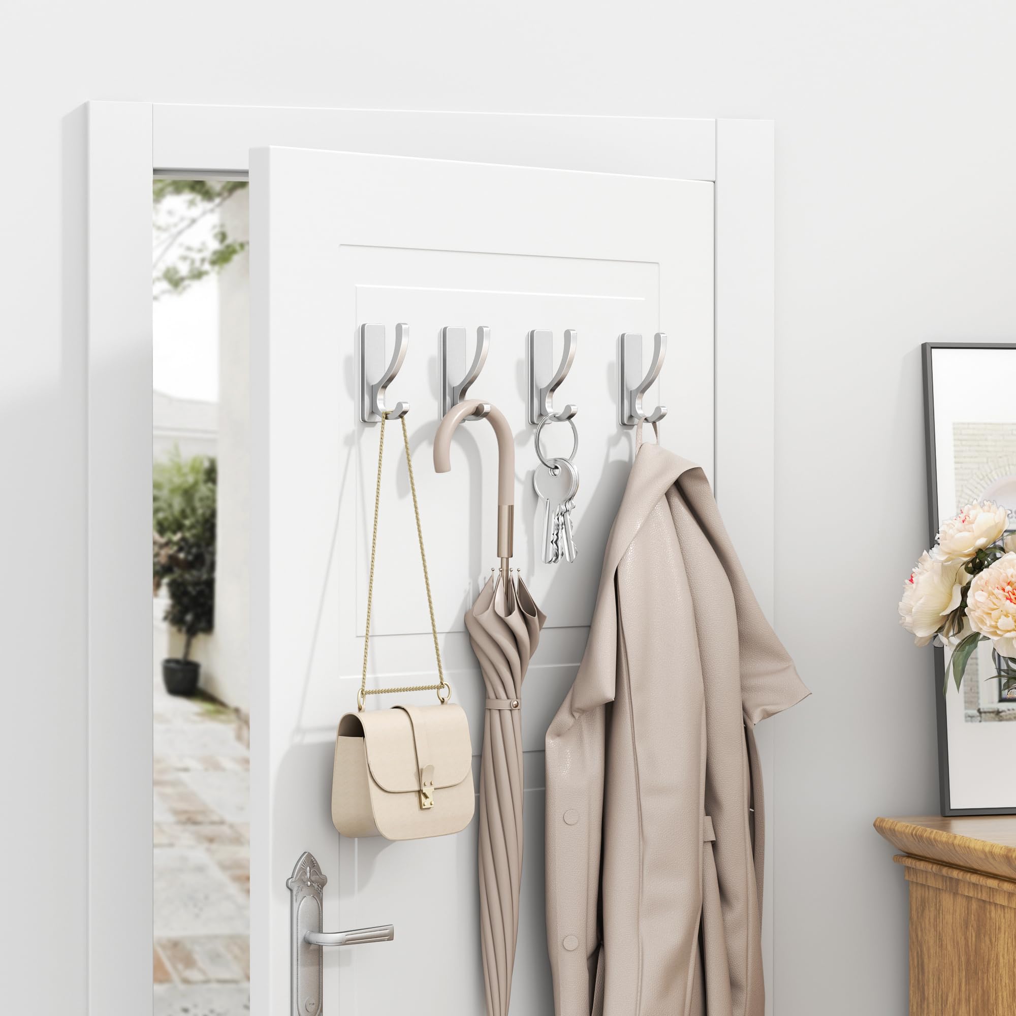 Amazon.com: pickpiff Adhesive Wall Hooks for Towels - Sticky Hook