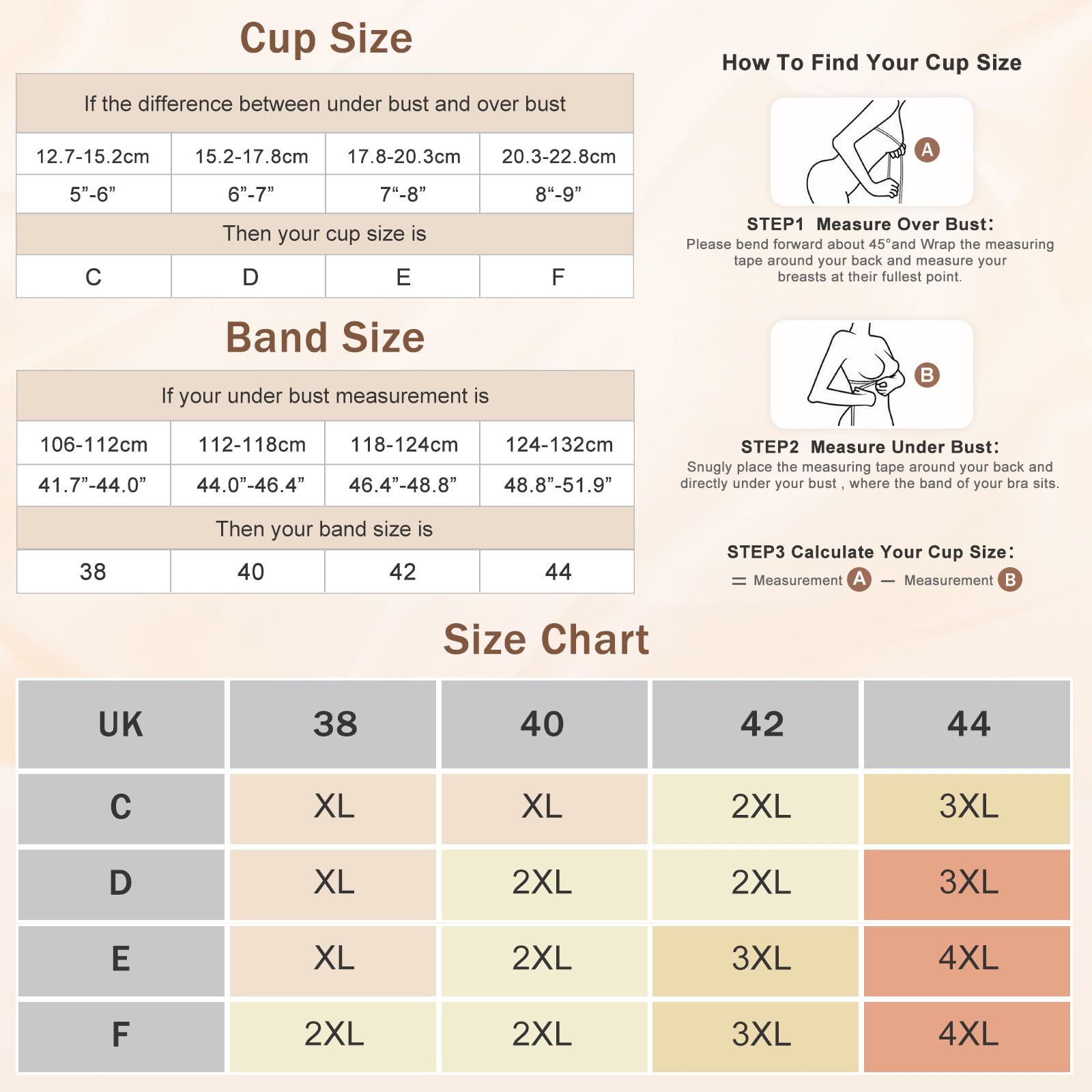 UMIPUBO Reggiseno Donna Senza Ferretto Taglie Forti Push Up Imbottito Invisibile Sostegno Forte Bralette Senza Cuciture Comode per Seno Grande