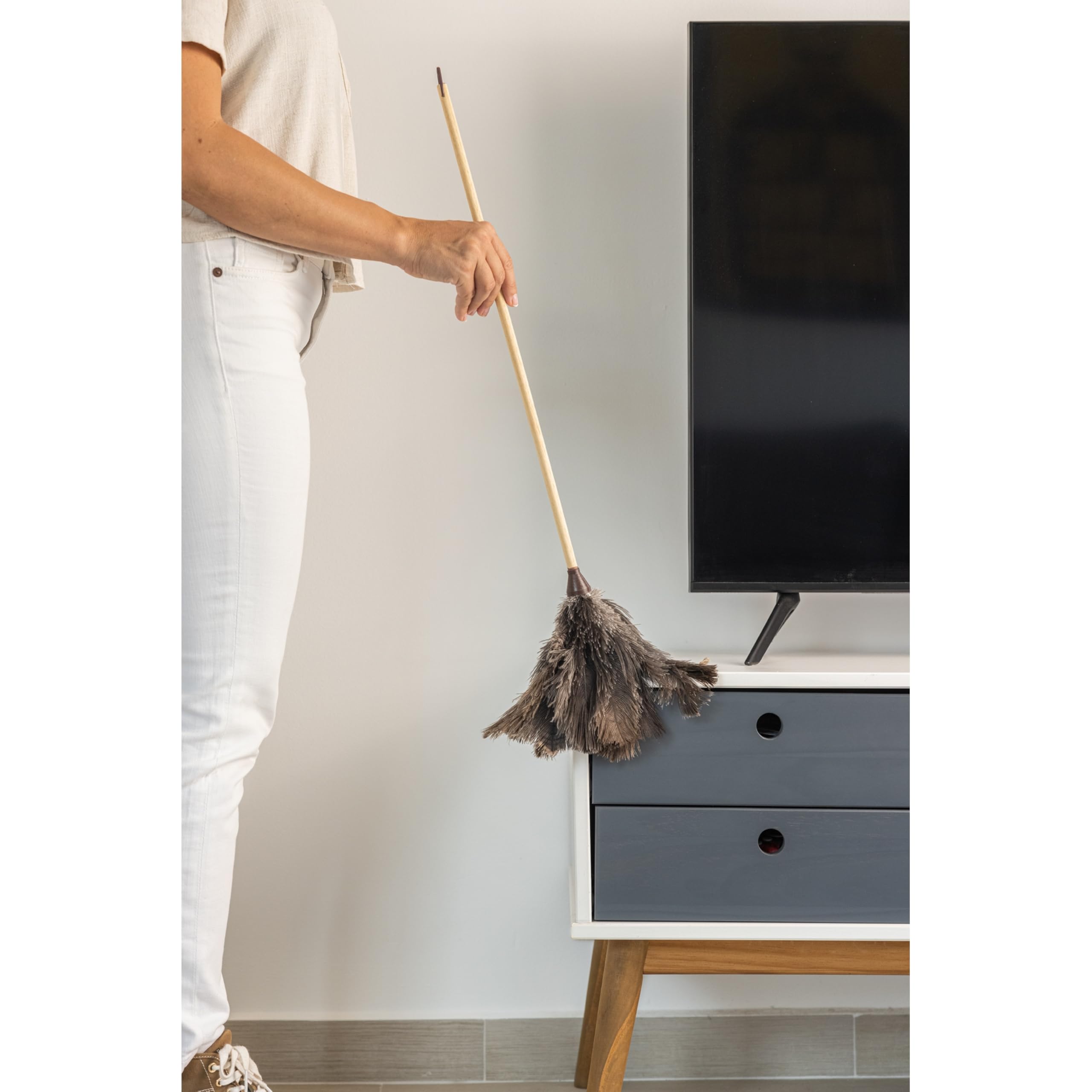 ULTECHNOVO Veer Dusters, Struisvogel Duster met lange